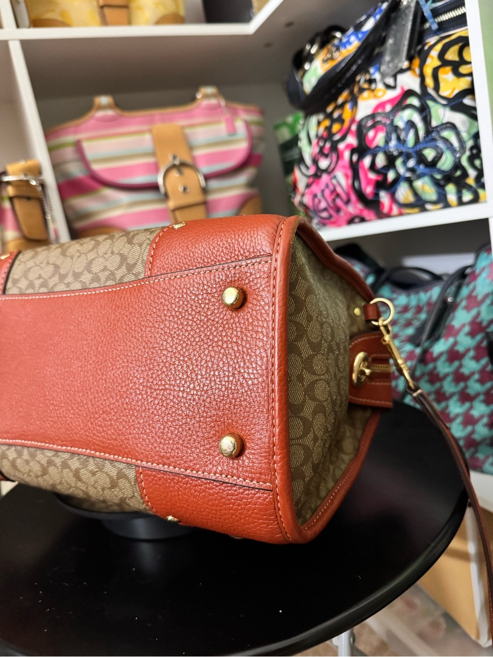 Coach Millie Colorblock Satchel - Picture 7 of 10